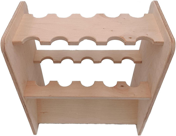 Rutenständer Rutenhalter Angelständer Rod Rack 10 Ruten Holz 37 x 39 x 21cm