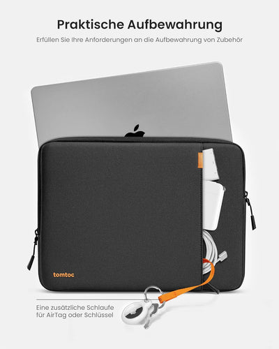 tomtoc 360° Laptop Tasche Hülle für Neu 14-Zoll MacBook Pro M4/M3/M2/M1 Pro/Max (2024-2021) A3112 A3