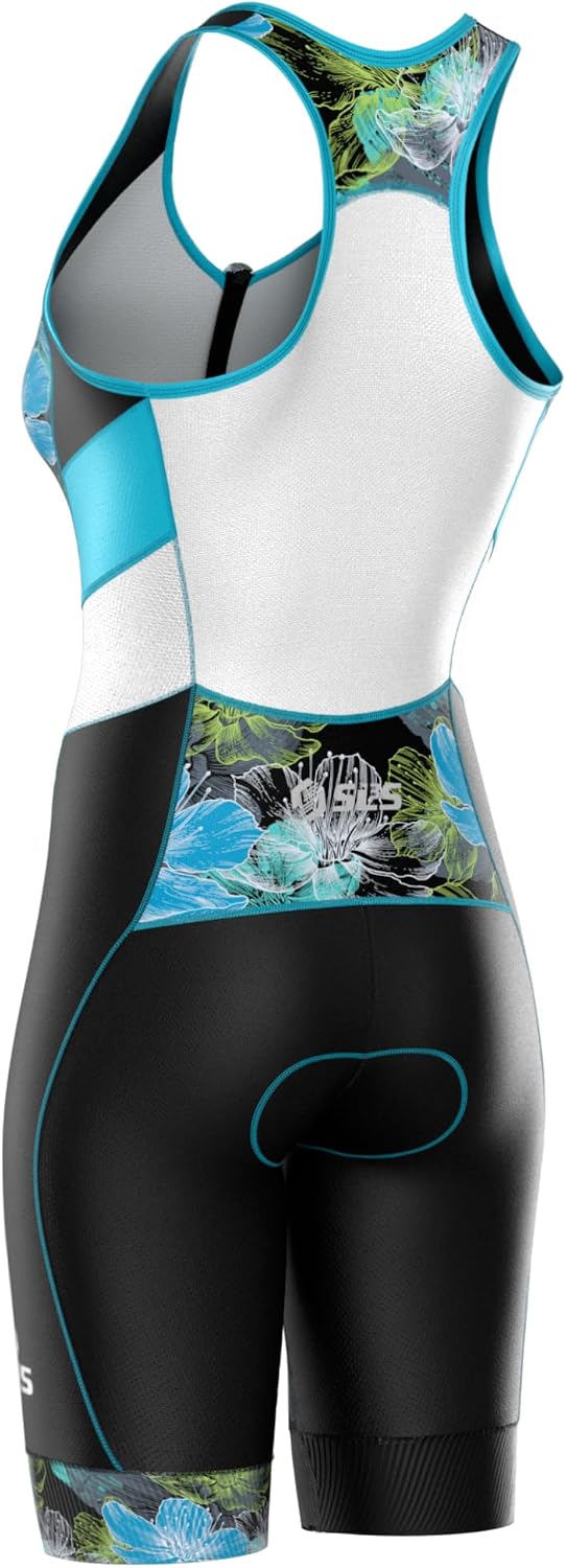 SLS3 Triathlon Anzug für Damen | Triathlonanzug | Trisuit | Triathlon Einteiler | FX Print Schwimman