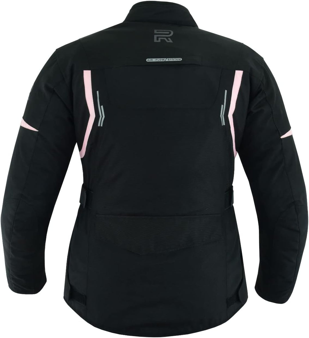 RS Motorradjacke für Damen, Textil, Winter, wasserdicht, mit (CE) Protektoren XL Rosa, XL Rosa