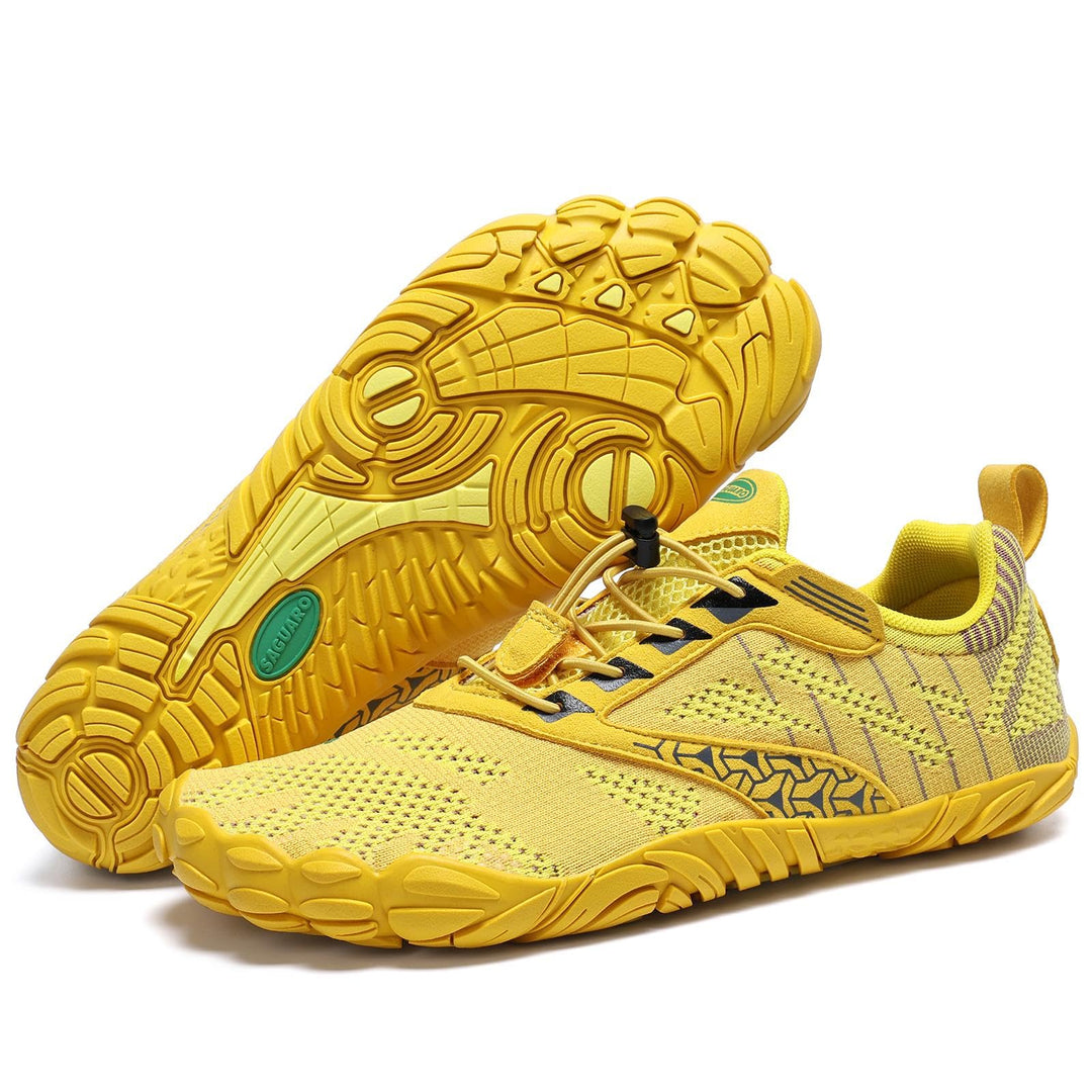 SAGUARO Unisex Barfussschuhe Damen Minimalistische Fitnessschuhe Herren Outdoor Wanderschuhe Trailla