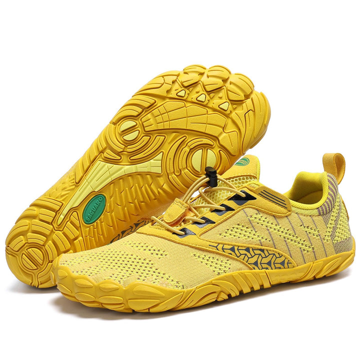 SAGUARO Unisex Barfussschuhe Damen Minimalistische Fitnessschuhe Herren Outdoor Wanderschuhe Trailla