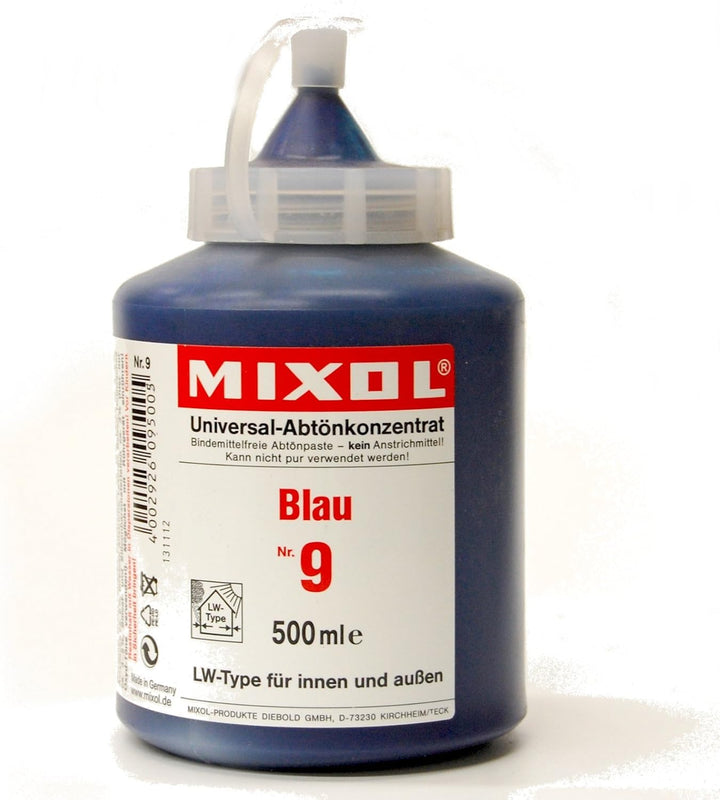500ml MIXOL # 9 Blau 500 ml (1er Pack) Blau, 500 ml (1er Pack) Blau