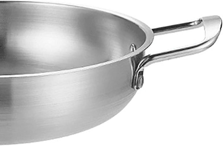 Bratpfanne acciaio inox pentole efficaci wok cottura piatto per campeggio 1350 ml, geeignet zum Koch
