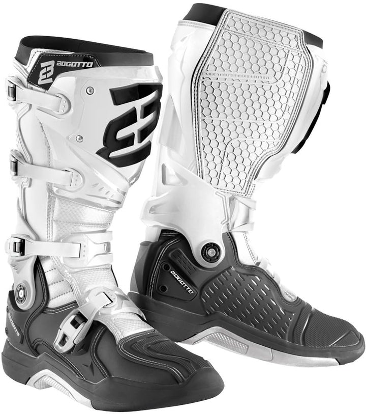 Bogotto MX-7 G Motocross Stiefel, schwarz/weiss, 39 39 EU Schwarz Weiss, 39 EU Schwarz Weiss