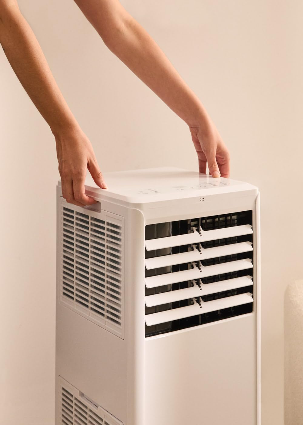 CREATE/SILKAIR HOME/Tragbares Klimagerät 3 in 1 Weiss / 7000BTU, Räume bis zu 26m², Luftentfeuchter