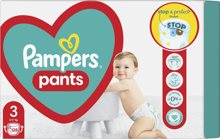 Pampers (Alte Version), Pants Boy/Girl 3 128 pc(s) S (128 Stück), S (128 Stück)