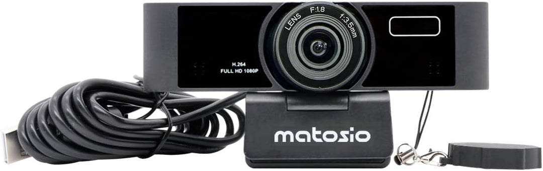 OwlEye Videokonferenzkamera, 1080p, USB | 2 Mikrofone mit Rauschunterdrückung, Autofokus, 84° Weitwi