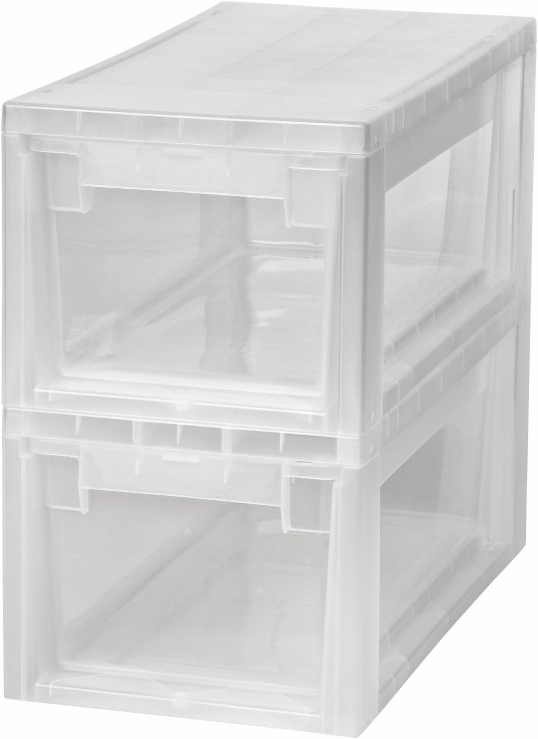 2 Stück Schubladenboxen mit Nutzvolumen 7 Liter pro Box. Passend für z.B. Socken, Krawatten, CDs und