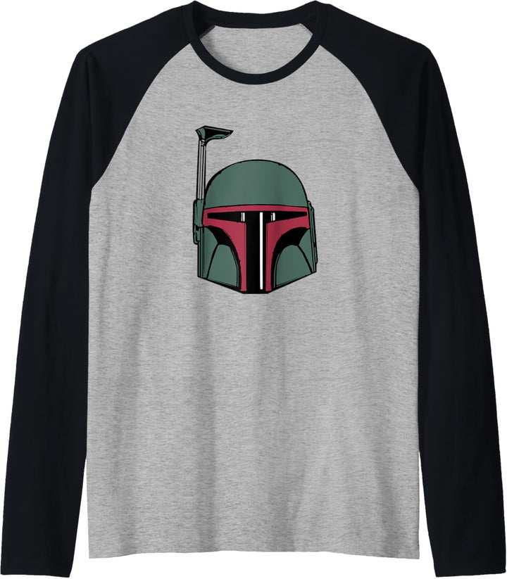 Star Wars Boba Fett Simple Helmet Raglan
