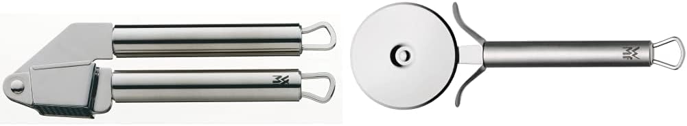 WMF Profi Plus Knoblauchpresse 17,5 cm, Cromargan Edelstahl teilmattiert, spülmaschinengeeignet & Pr