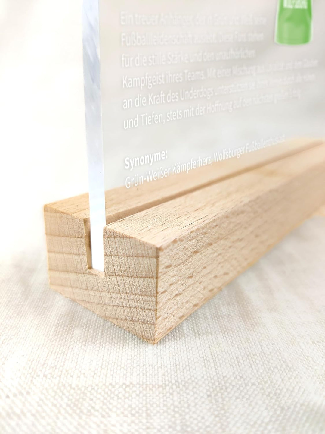 Wolfsburg Personalisiertes Acryl Geschenk - Definition: Wolfsburg Fan - Fanartikel und Fangeschenk f