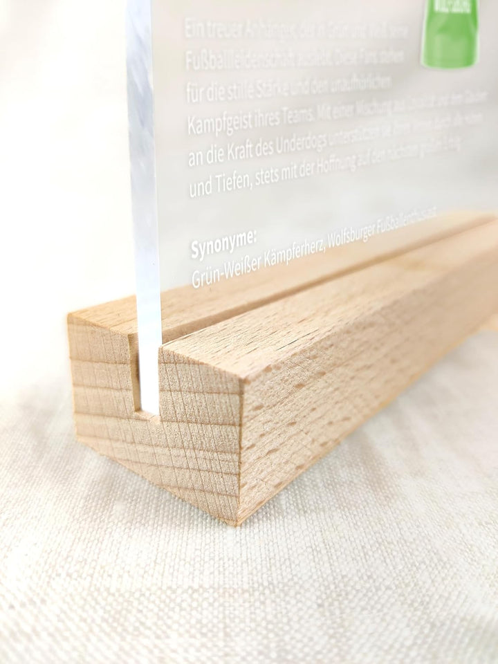 Wolfsburg Personalisiertes Acryl Geschenk - Definition: Wolfsburg Fan - Fanartikel und Fangeschenk f