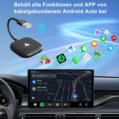 Wireless Android Auto Adapter, Android Auto Dongle Wireless für Android Car System Radios, Android C