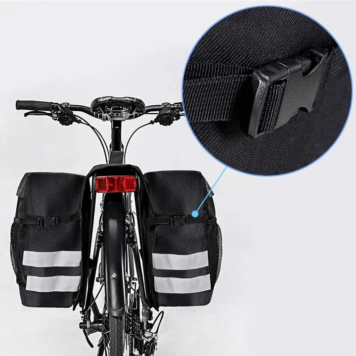 Yhuasia Fahrradtasche Gepäckträger, Kofferraumtasche, Doppeltasche, Fahrradtasche, Doppeltasche, für