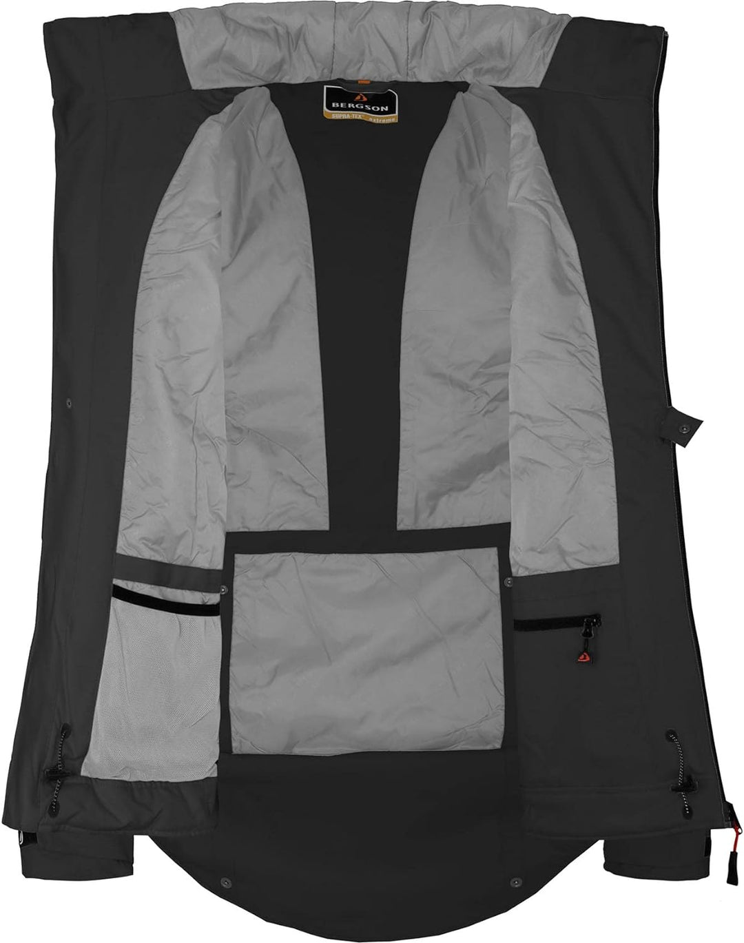 Bergson SKIEN THERMO | Herren Regenjacke, leicht wattiert, recycelt, 20000 mm Wassersäule - recycelt