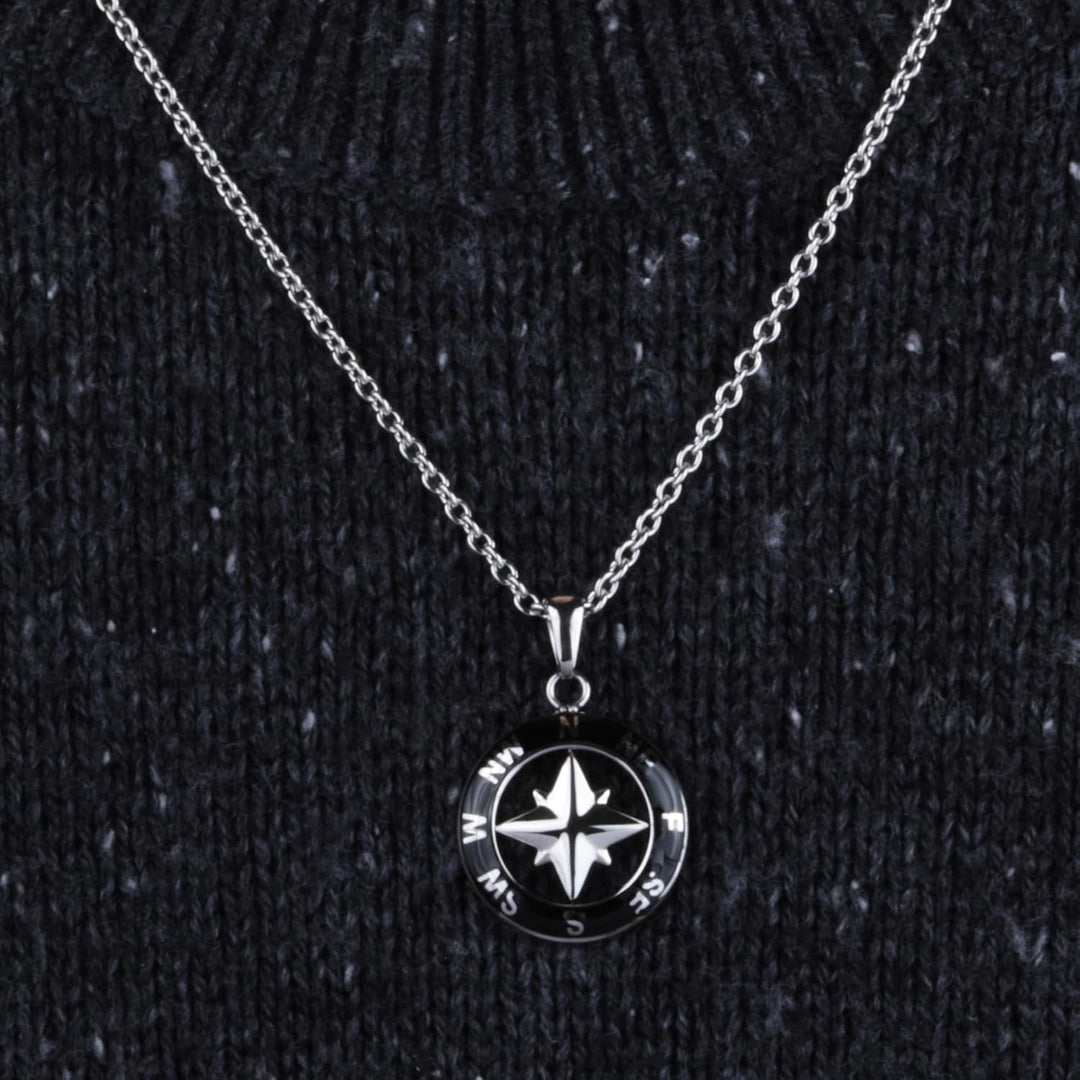 Sector No Limits Herren Halskette, Kollektion MARINE Sector Jewels, Länge 50 cm, aus Edelstahl, Schw