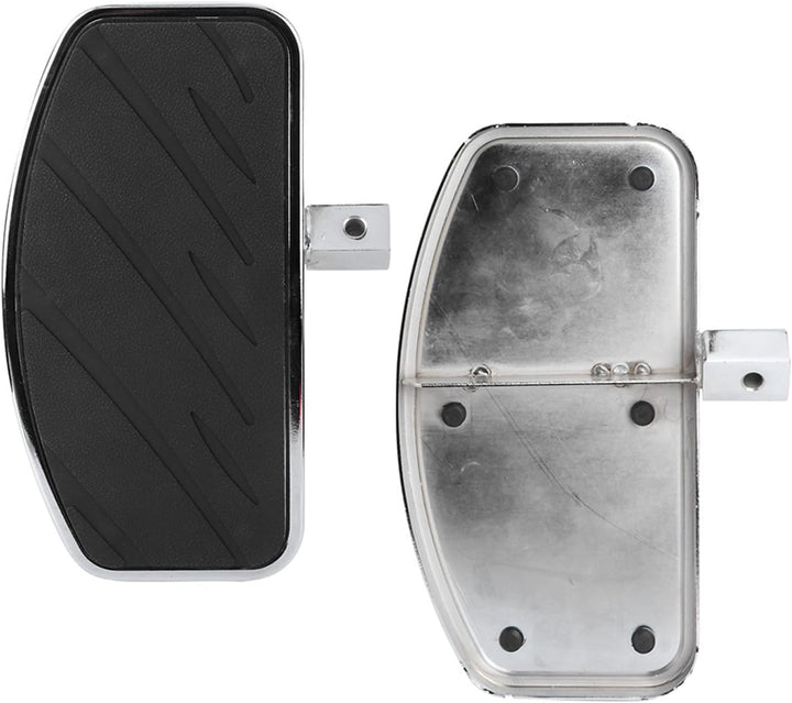 Motorrad-Pedale Schwarzes Metall-Motorrad-Trittbrett Motorrad-Fussplatte Fahrrad-Fussrasten Fahrradz