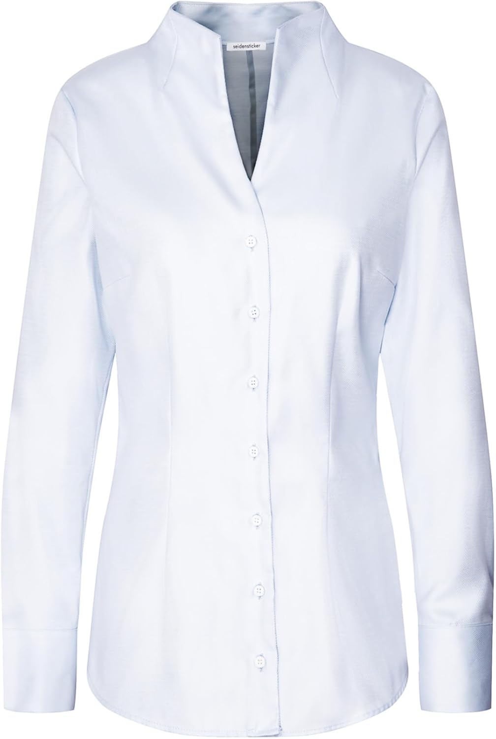 Seidensticker Damen Bluse - City Bluse - Bügelleicht - Kelchkragenbluse - Slim Fit - Langarm - 100%
