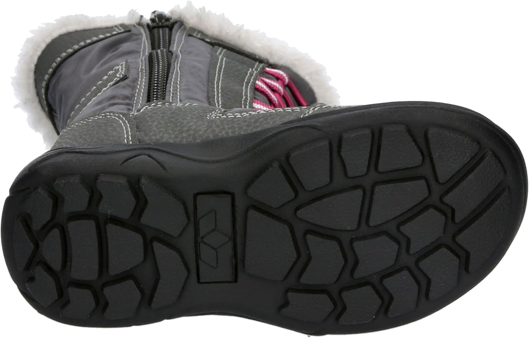 Lico Mädchen Cathrin Schneestiefel 25 EU Grau Pink, 25 EU Grau Pink