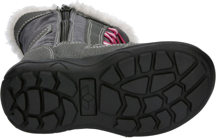 Lico Mädchen Cathrin Schneestiefel 25 EU Grau Pink, 25 EU Grau Pink