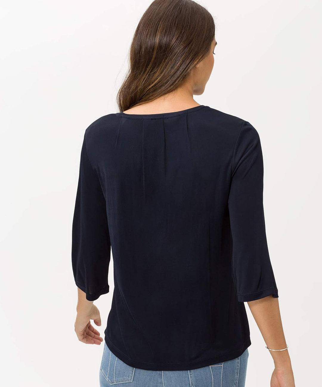 BRAX Damen Style Clara Pullover, 40 Navy