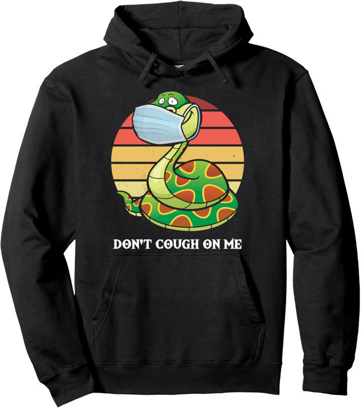 Mundschutz Retro Süsse Schlange Snake Kobra Python Geschenk Pullover Hoodie