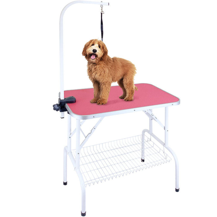 Kalolary 32inch Hund Trimmtisch Schertisch Hundepflegetisch, Hundepflegetisch klappbar, Tierpflegeti
