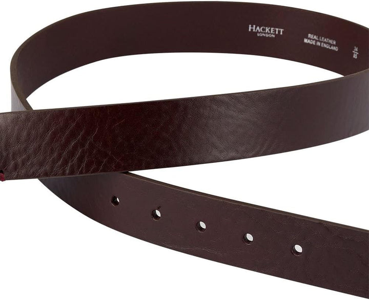Hackett London Herren Tack Stitch H Keeper Gürtel 34 Brown (Brown), 34 Brown (Brown)