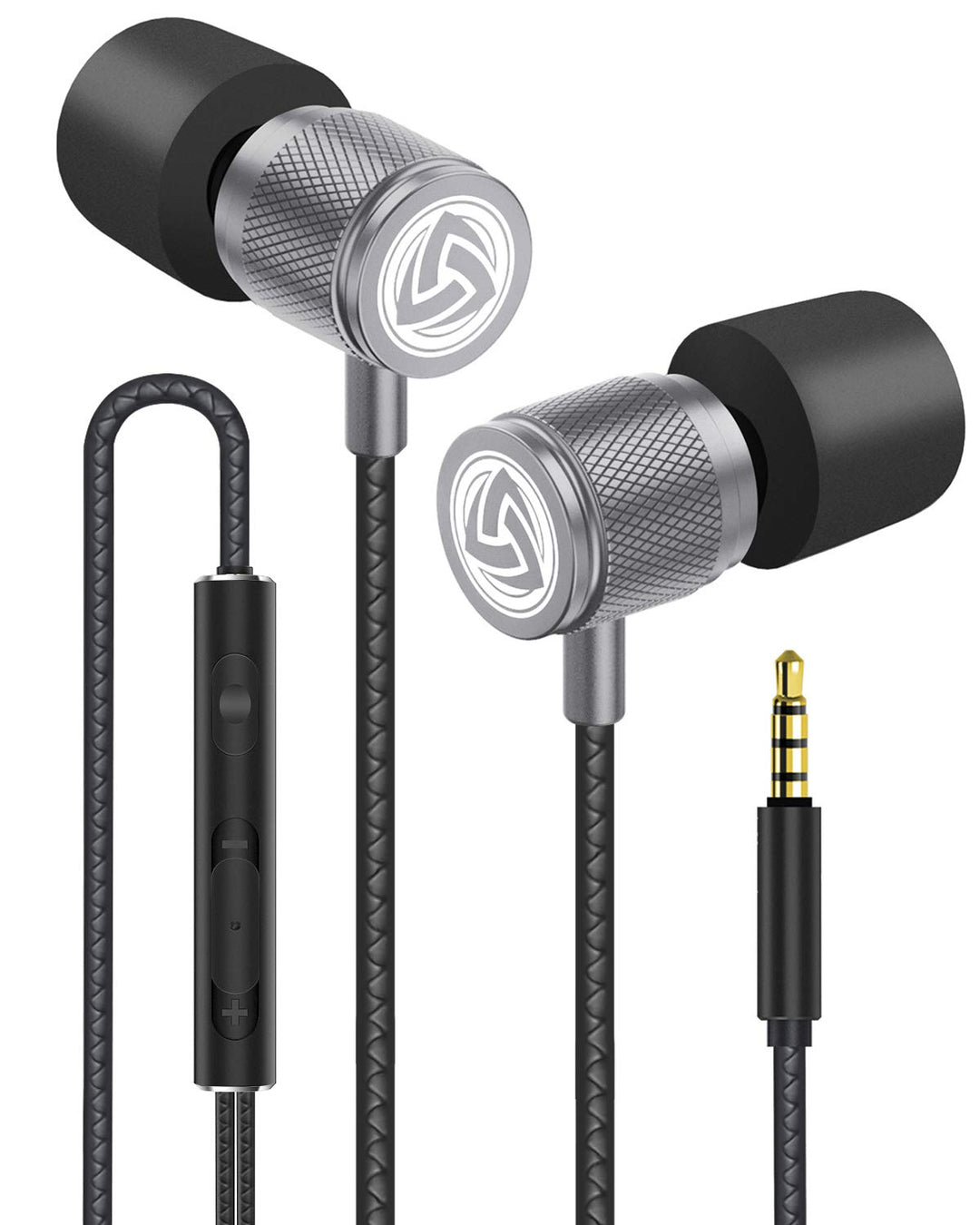 LUDOS Ultra Kopfhörer In Ear Ohrhörer mit Kabel und Mikrofon, Kristallklarer Klang, Ausgewogene Höhe