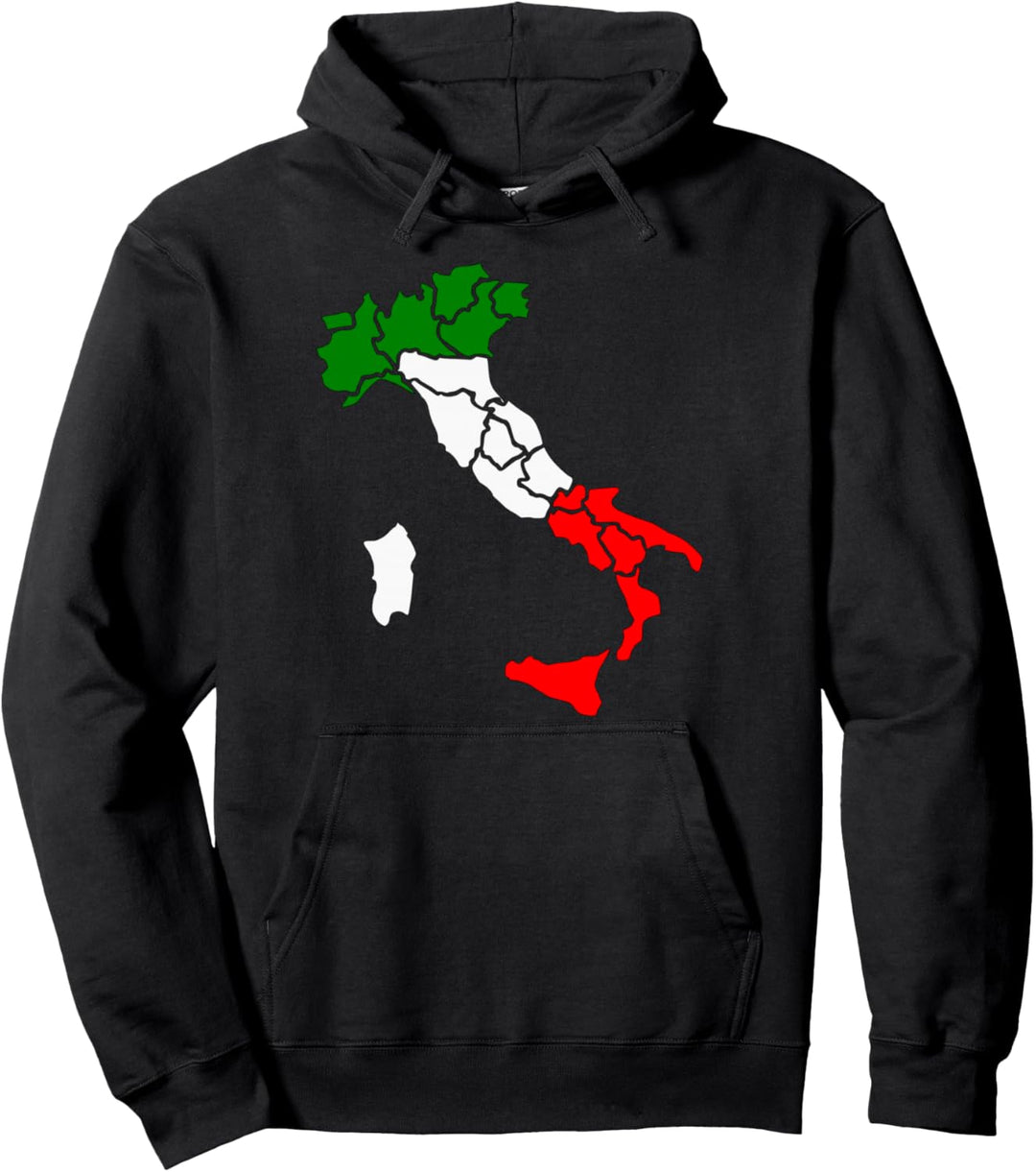 Italien Karte Flagge Italia Pride Italienisches Souvenirgesc Pullover Hoodie