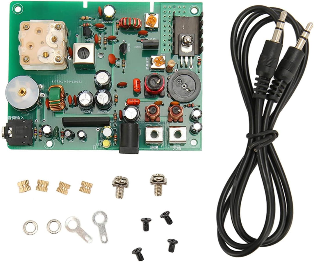 AM-Sender-Kit, Einstellbarer Mittelwellensender von 530 Bis 1600 kHz für Schulexperimente, Stromvers