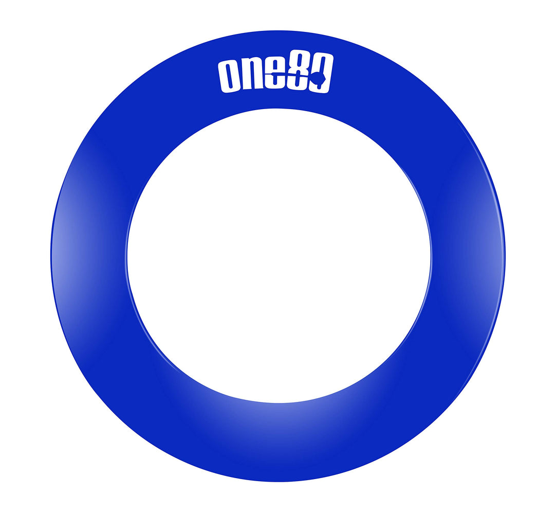 ONE80 Dartboard Surround Catchring für Dartscheibe Auffangring Einteilig Rund Blau, Blau