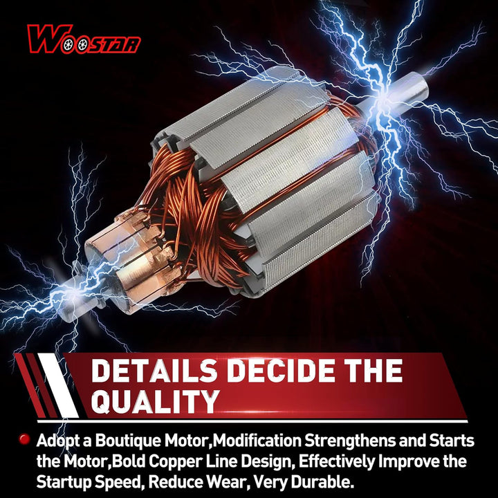WOOSTAR Elektrischer Anlasser Ersatz für 4 Stroke 50ccm 70ccm 90ccm 100ccm 110ccm 125ccm Taotao Cool