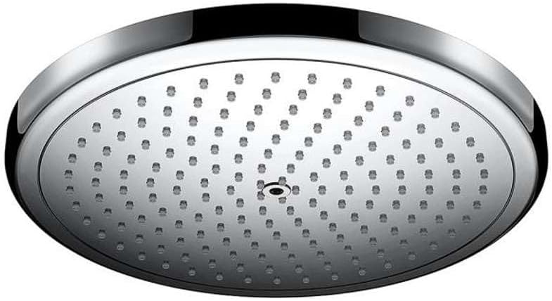hansgrohe Croma Duschkopf 280 mm, Kopfbrause wassersparend, Chrom Chrom 1 Strahlart mit Wassersparfu