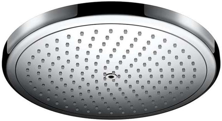 hansgrohe Croma Duschkopf 280 mm, Kopfbrause wassersparend, Chrom Chrom 1 Strahlart mit Wassersparfu