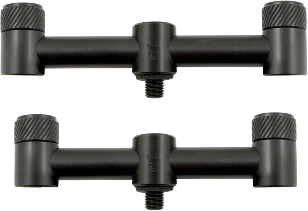 Fox Black Label 2-Rod QR Buzzer Bar (11,5 & 13cm) - 2 Buzzerbars zur Ablage von Karpfenruten, Rutena