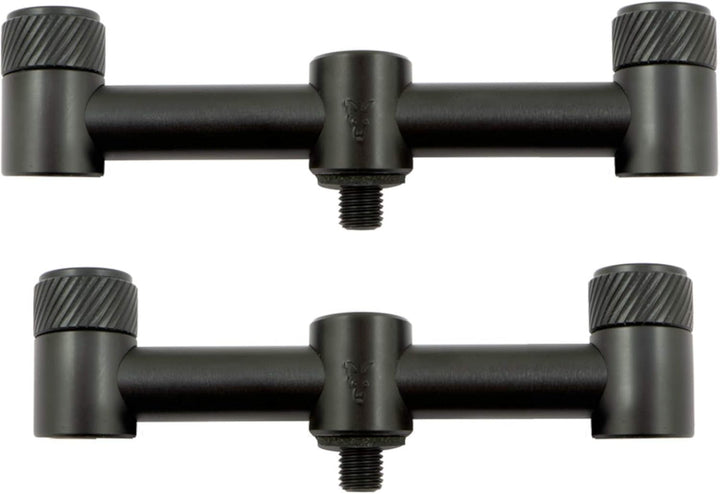 Fox Black Label 2-Rod QR Buzzer Bar (11,5 & 13cm) - 2 Buzzerbars zur Ablage von Karpfenruten, Rutena