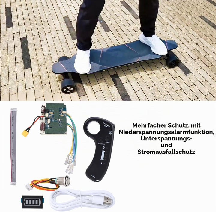 MechKit Elektrisches Skateboard Controller ESC Fernbedienung Kit, 36V 430W 12A Elektrisch Longboard