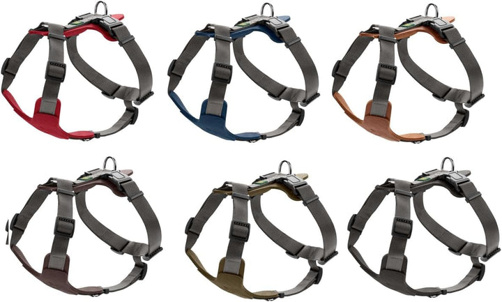 HUNTER AALBORG MIXED Hundegeschirr, S, oliv/grau oliv/grau 46 - 67 cm, oliv/grau 46 - 67 cm