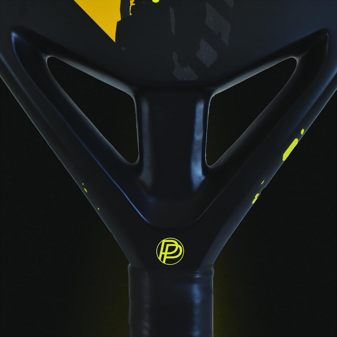 SpynX - Padel Schläger 100% Kohlefaser, Spezial-Oberfläche für verbesserten Spin, Paddle Tennis für