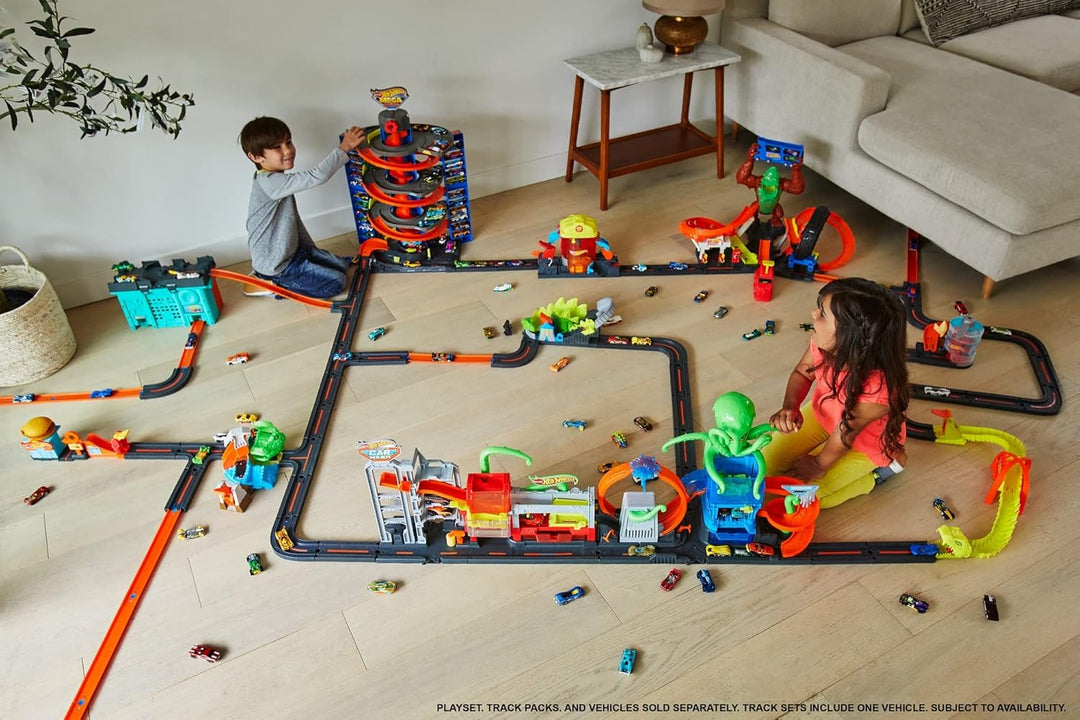 Hot Wheels FXM39 Barbie 2 Straight Tracks, Mehrfarbig