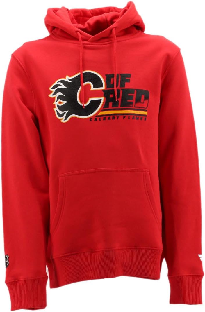 Fanatics NHL Calgary Flames Herren Kapuzenpullover Hoodie 1979MURD2HTCFL M Rot, M Rot