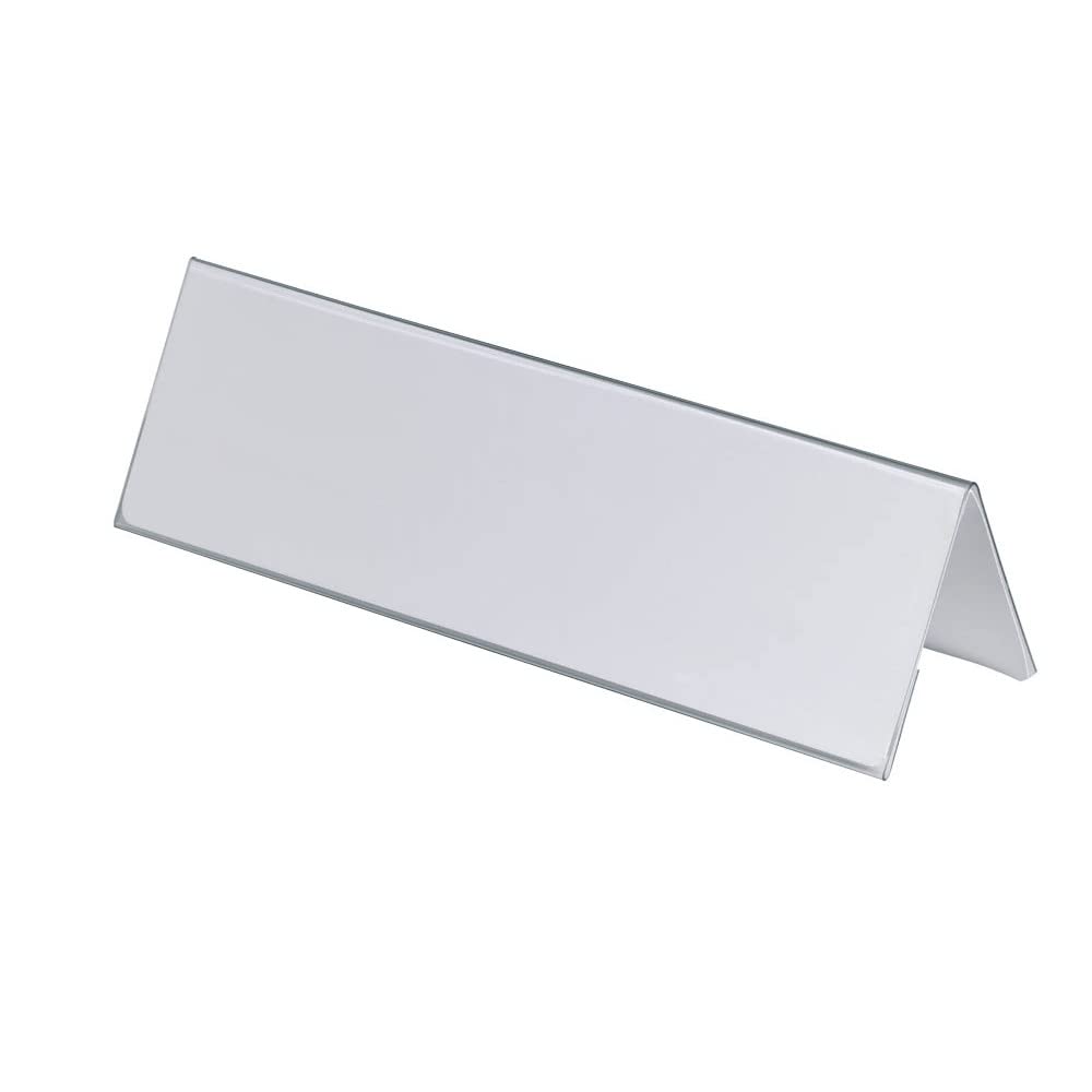 Durable Tischnamensschild 105/210x297 mm, transparent mit weisser Papiereinlage, 25 Stück, 805319 10