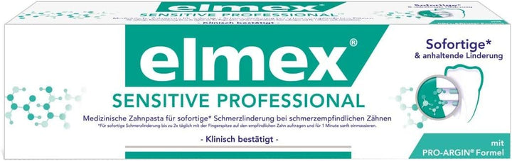 elmex Set Sensitive Professional mit Zahnpasta, Mundspülung & Zahnbürste 3 Stück (1er Pack) Set mit