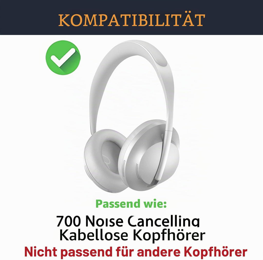 SOULWIT Kühlgel Ersatzpolster Ersatz Ohrpolster für Bose 700 (NC700 NC 700) Noise Cancelling Kopfhör