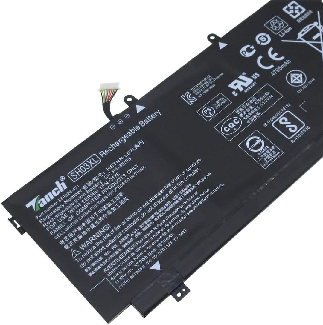 Laptop-Akku SH03XL SH03057XL HSTNN-LB7L 859356-855 859026-421 für HP Spectre x360 13-ac012ng 13-ac01