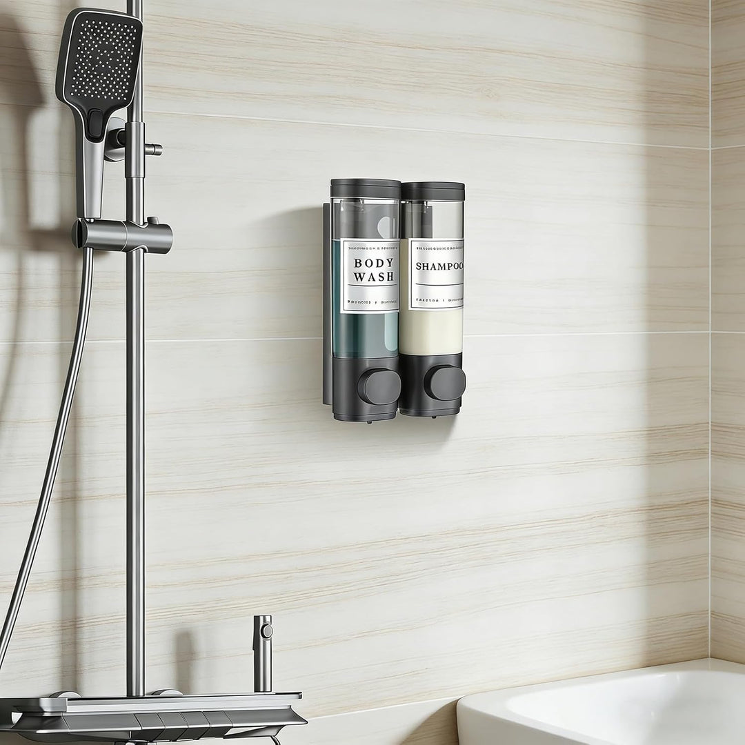 Shampoo- und Spülungsspender, Badezimmer, Dusche, Seifenspender, Wandmontage, Shampoospender für Dus