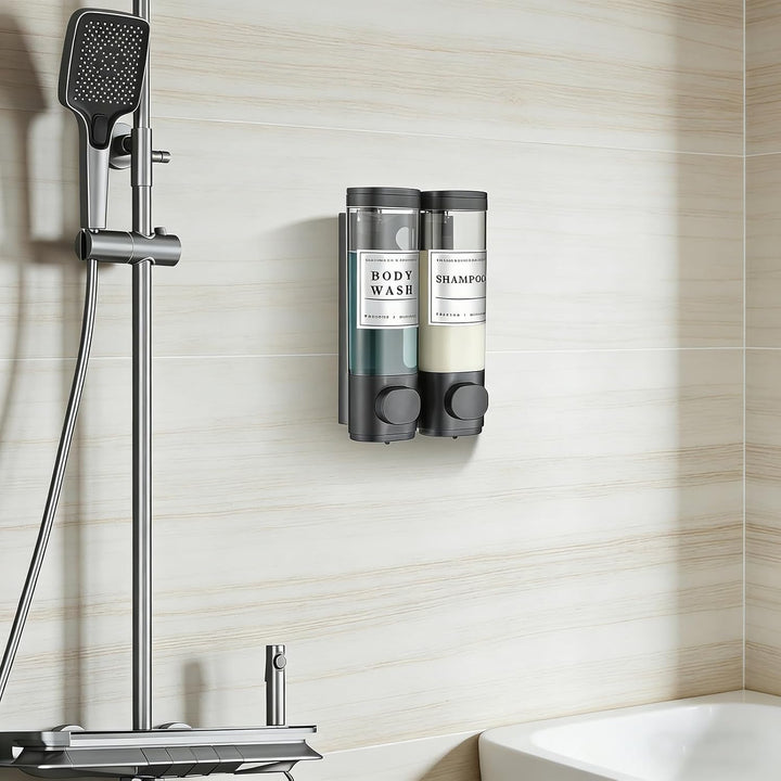 Shampoo- und Spülungsspender, Badezimmer, Dusche, Seifenspender, Wandmontage, Shampoospender für Dus