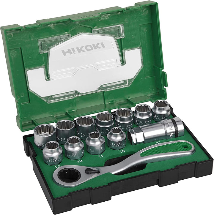 HIKOKI Steckschlüsseleinsatz-Set 13-teilig 40030033